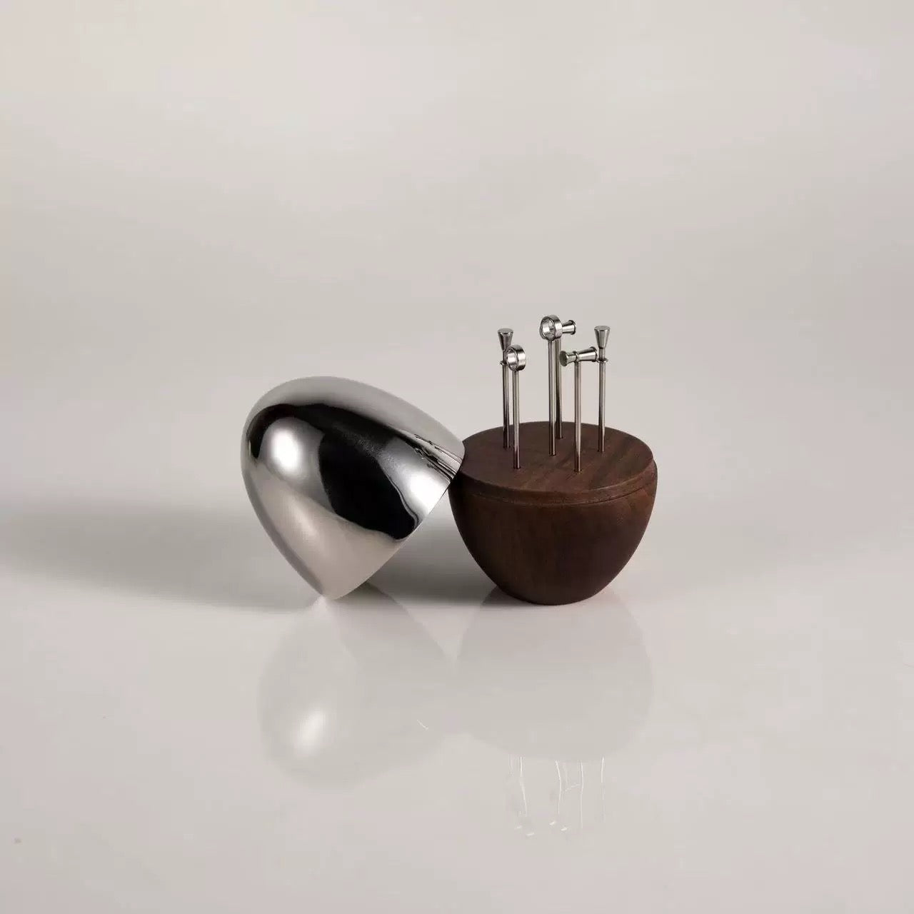 stainless steel fruit pick set