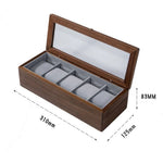 walnut wood watch holder