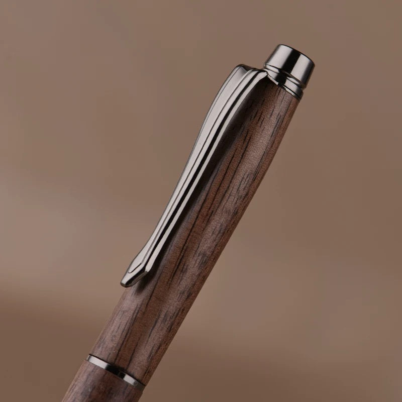 wooden gel pen black walnut